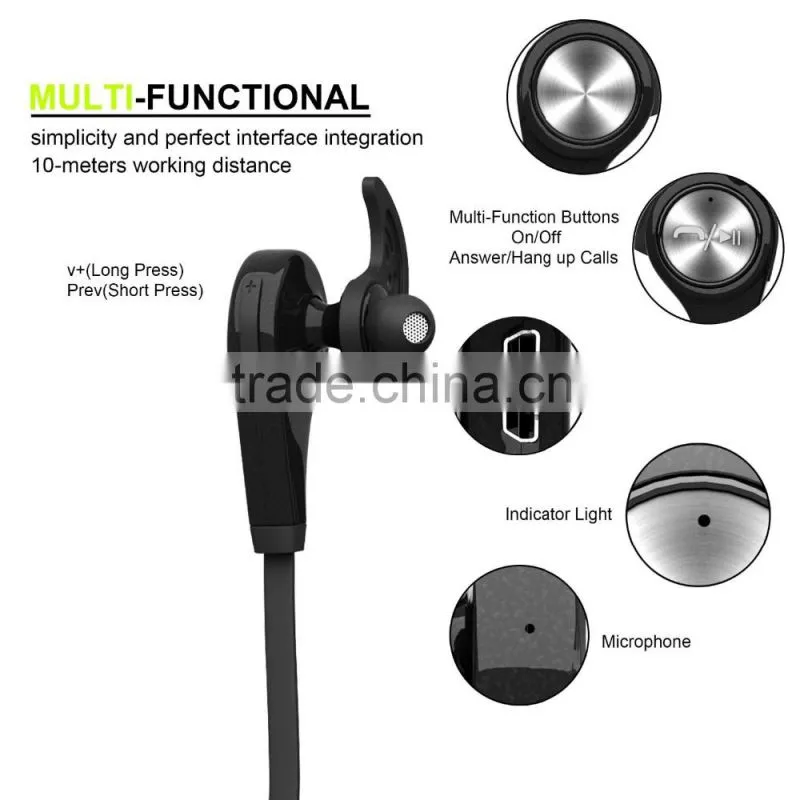 2016 Wholesale Sport Bluetooth Headphone from China OEM factory