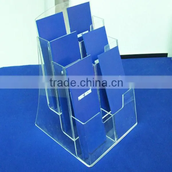 Acrylic advertising paper holder