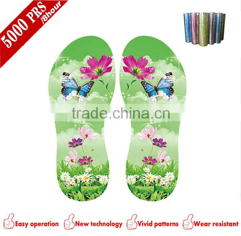 PU slipper transfer print film