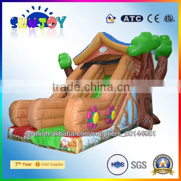 2016 new giant high quality bouncy inflatable water slide outdoor event for sale