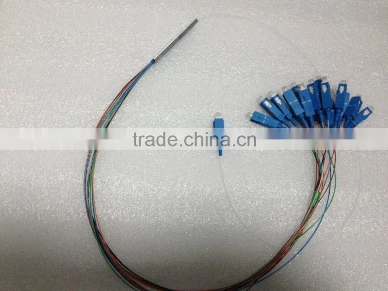 ONU PON 1x2 1x4 1x8 1x16 1x32 1x64 PON Bare fiber optical PLC splitter