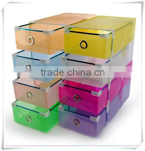 new products factory custom made plastic storage boxes shoes with drawer top selling products 2015