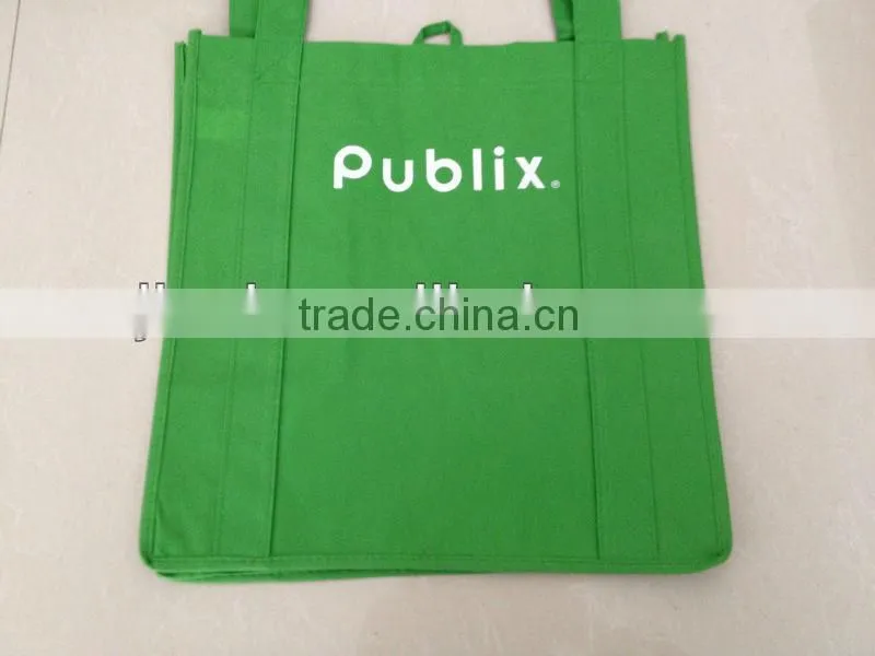 green nonwoven handle bag