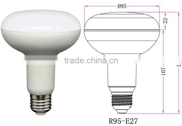 110v 220v plastic aluminum smd 9w e27 led bulb