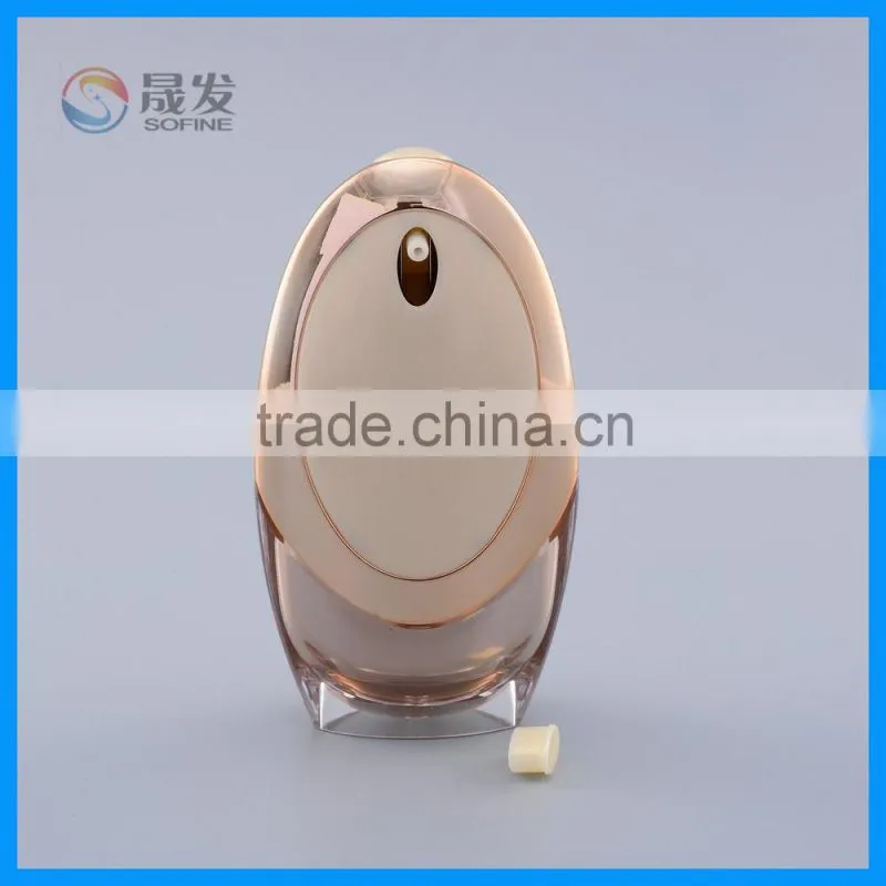 50 ml Empty acrylic cosmetic lotion pump bottle