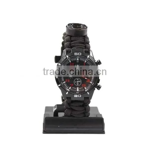 paracord watch, paracord survival watch
