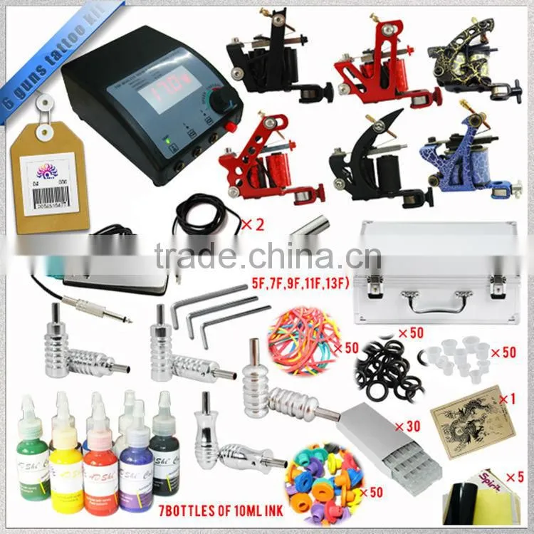 Cheap 4 color rotary tattoo gun parts kits tattoo machine prices