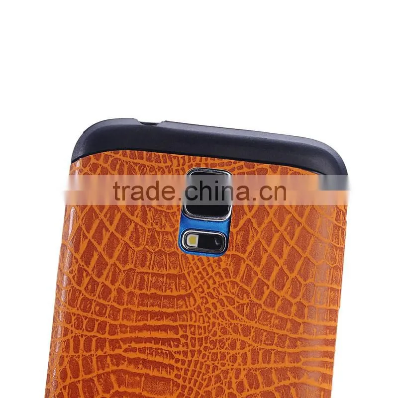 Wholesale Alligator Leather Mobile Phone Cases & Covers for Sumsung Galaxy S5