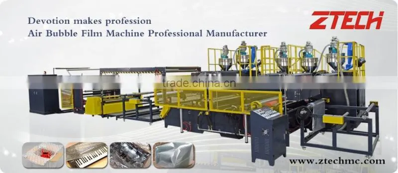7 Layers Air Bubble Film Lamination Machine/Three Screw Extruder