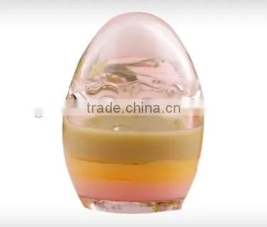 selling new design PP material egg shape pudding cup cake cup
