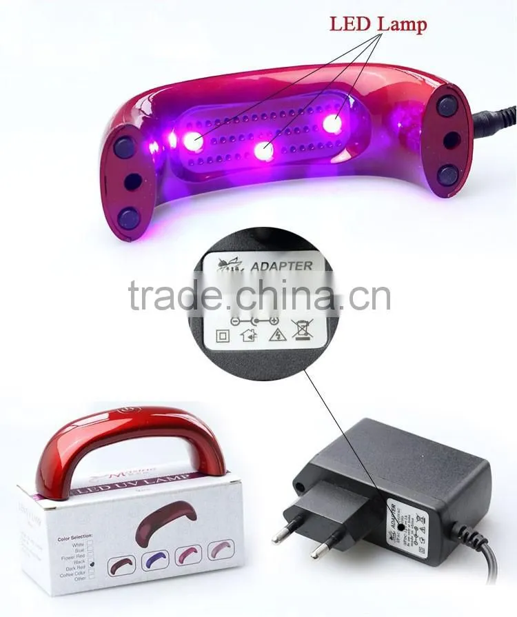 9w uv led professional nail dryer portable nail uv led