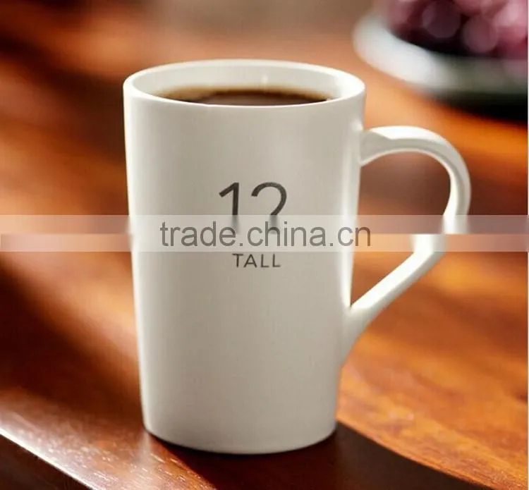 White 11OZ Custom Coffee Porcelain Cups Wholesale