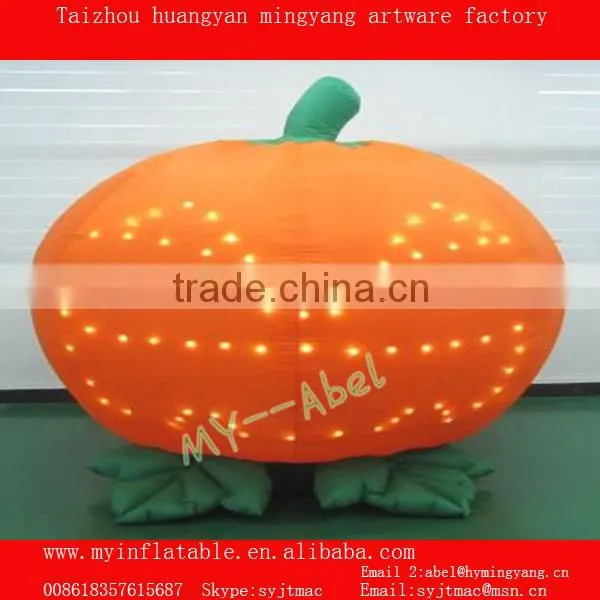 7' Four Pumpkin Stack halloween pumpkin