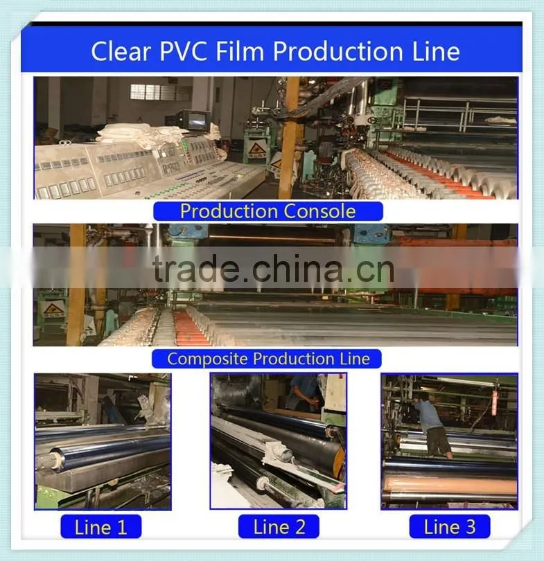 Super transparent pvc sheet no sticky use packing mattress