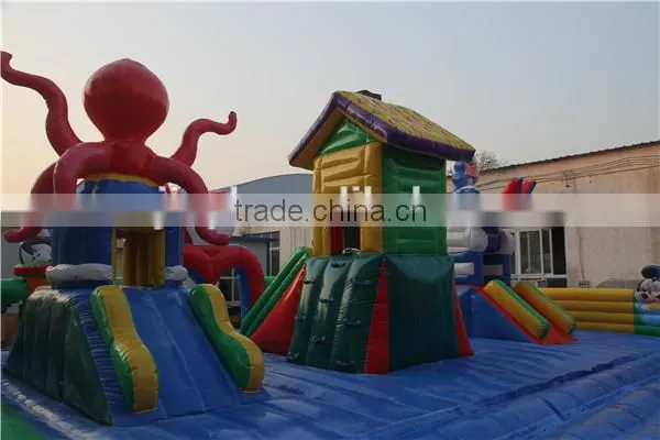Inflatable castle with slide/adult bouncy castle inflatable