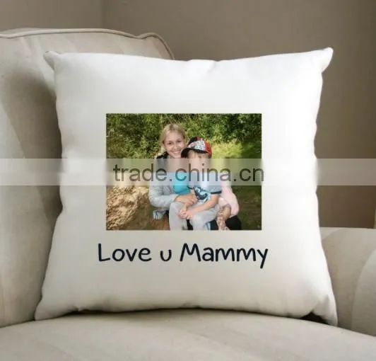 High quality polyester peach skin full white sublimation pillow case