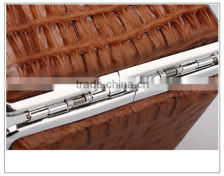 Crocodile Leather Cigarette Cases Wholesale Cigarette Cases diy Cigarette Case
