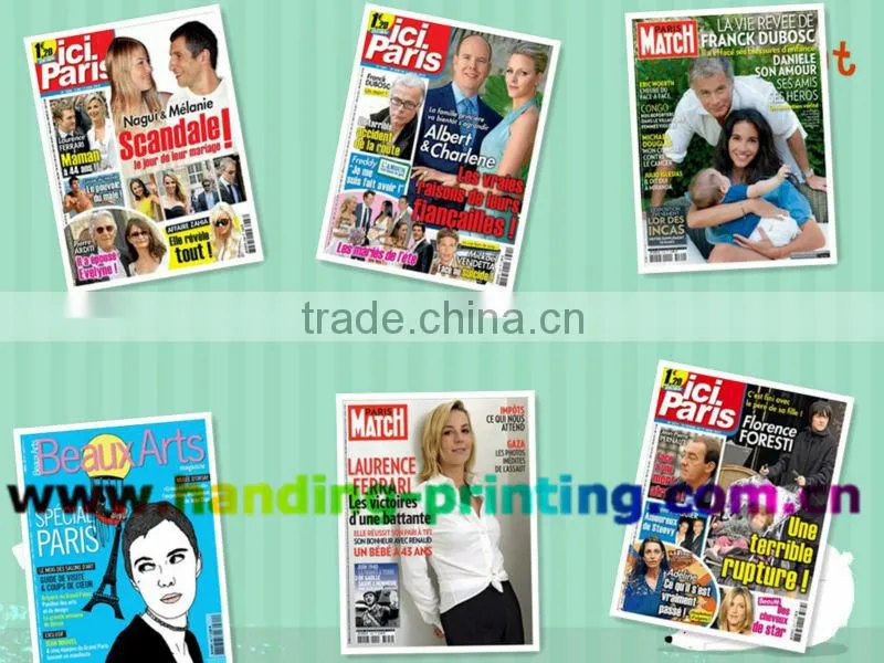 Economic 4C Matte Paper Printed Magazines