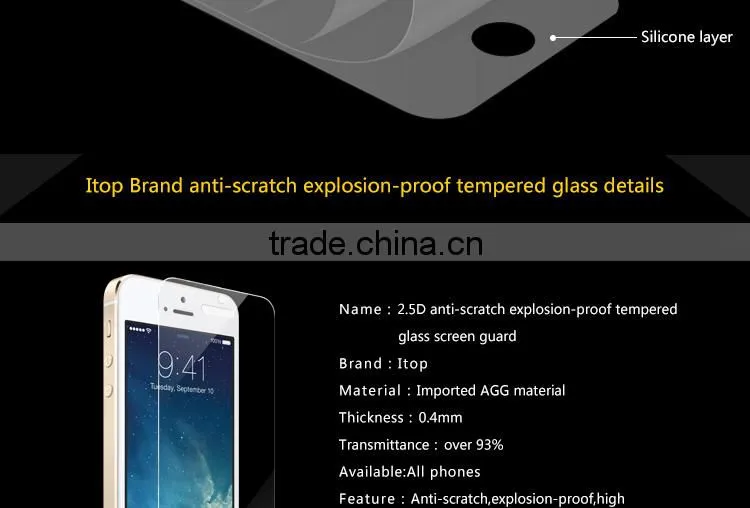 Wholesale free sample no bubble tempered glass screen protector for nokia lumia 1020