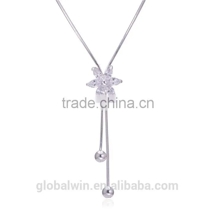 Fashion African Silver Pendant Chain Beads Necklace Jewelry set For Women