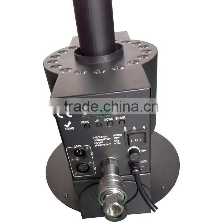 DMX512 Cryo FX Blast 5m Black Hose 3in1 RGB 18*3w CO2 Cold Ice Fog Smoke Machine 250w LED CO2 Jet Cannon