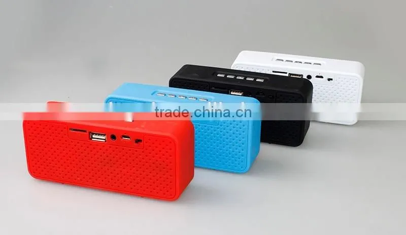2016 portable mini fm gift bluetooth wireless solar powered speaker