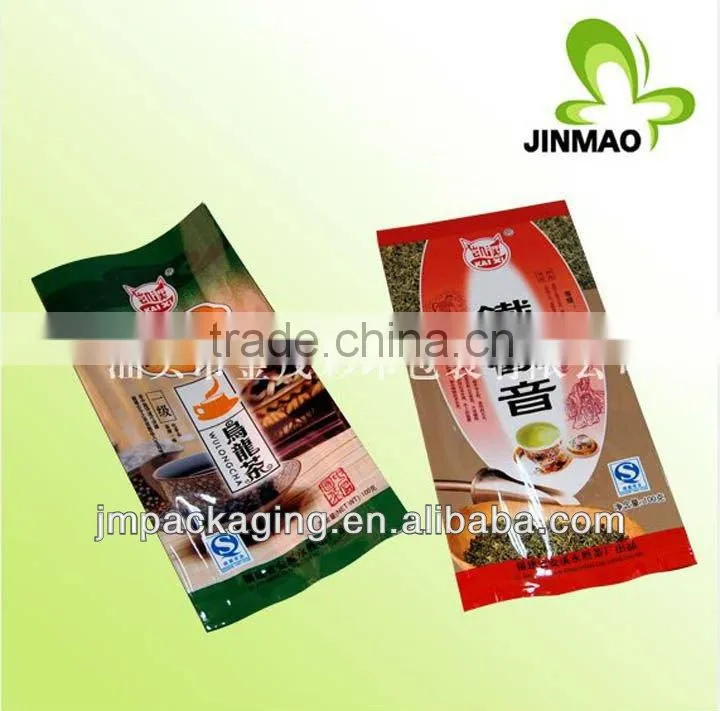 High quality and custom printed custom made tea bag/tender leaf tea bags/tea in silk tea bags