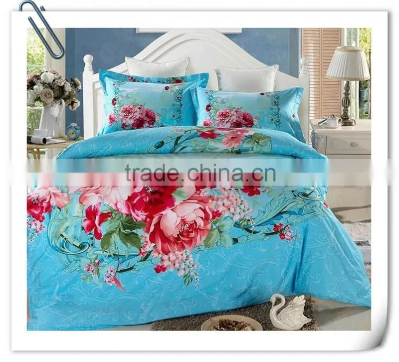 china wholesale textile fabrics for bed covers 3d bedding set