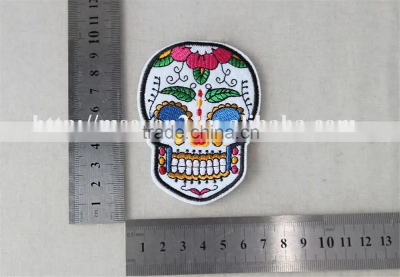 2016 new fashionable patch work blouse designs colorful pattern neck collar patch for sale