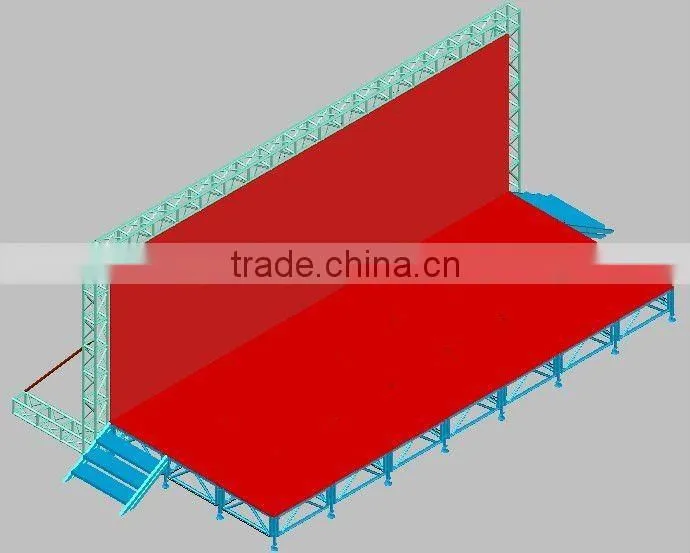 Aluminium stage backdrop truss,spigot truss