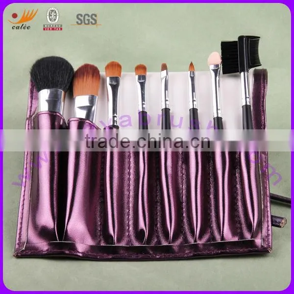 Customized 8pcs cosmetic brushes