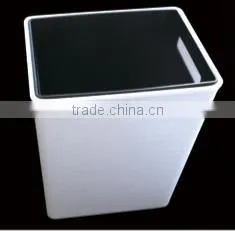 B7-1025 white black plastic garbage can set