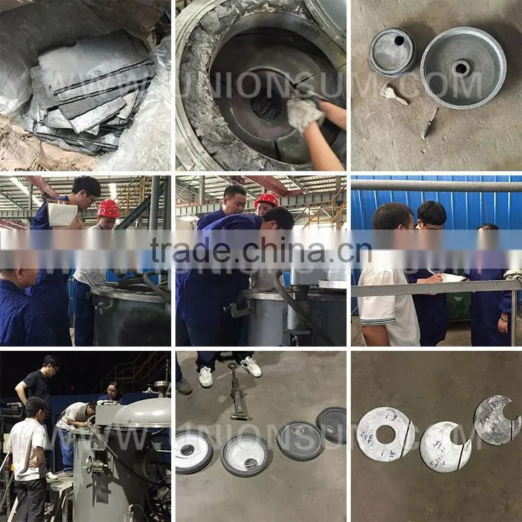 High effeciency Zinc residue recovery vacuum distillation furnace