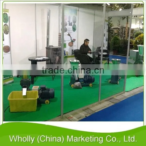 Small output flat die biomass wood pellet machine price