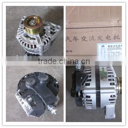 heavy truck parts alternator VG1095094002,howo shacman truck parts generator
