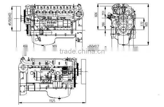 weichai engine diesel WP10.340E32 genuine weichai spare parts