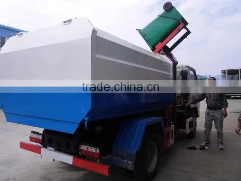 DFAC 2015 new condition chengli light refuse collection vehicle
