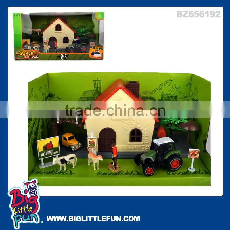 Sliding farm toys,farm tractor toys set