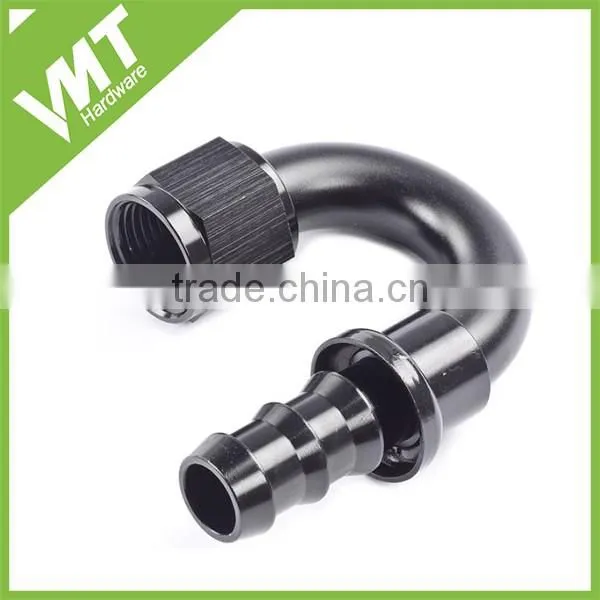 High Precision CNC machining AN Aluminum push on hose fittings