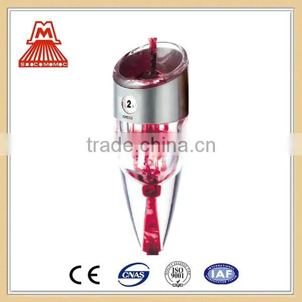 2017 latest hot-selling Magic red wine aerator pourer with stand wine decanter from China manufacturer