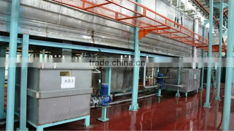 Bicycle spraying production line