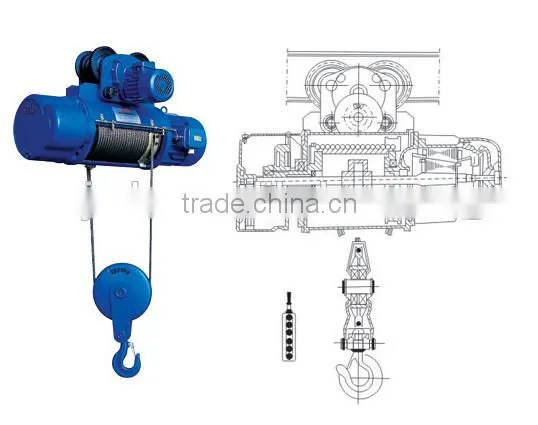construction safety equipment electric wire rope motor hoist