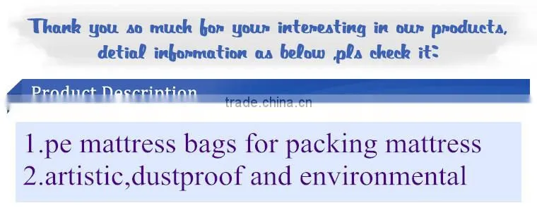 vacuum bag mattress, Pe Plastic Bag For Packaging Bags