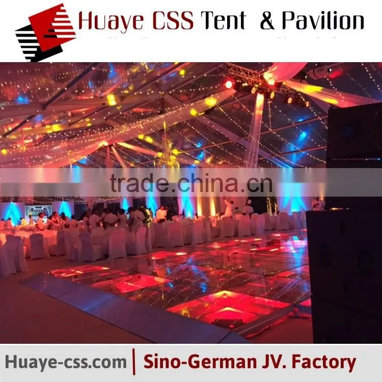 Chinese Golden supplier PVC tent from huaye for wedding
