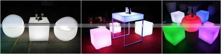 Event Party Bar Used LED Furniture Cube Light Table KC-3004