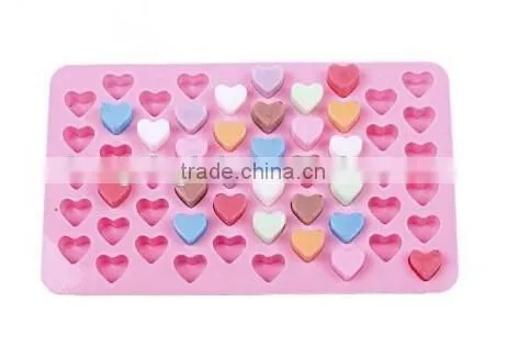 Mini Heart Shape Silicone Ice Cube,Chocolate Mold