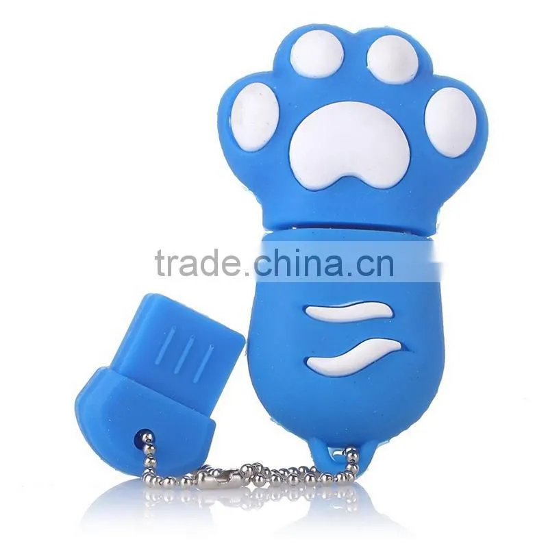 Creative usb flash drive shell lovely bear two feet usb memory stick