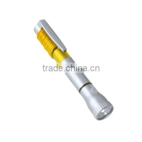 High quality cheap plastic ballpoint pen with led light