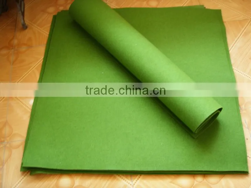 100% adhesive wool felt used for machine ornaments