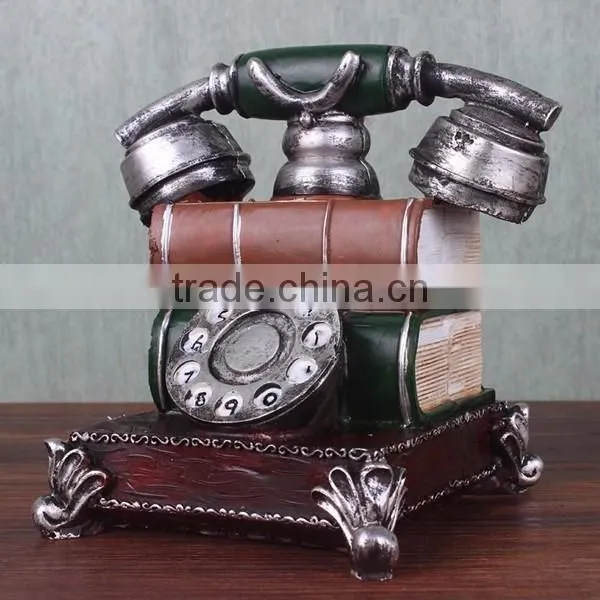 Custom high-end vintage landline retro resin telephone model